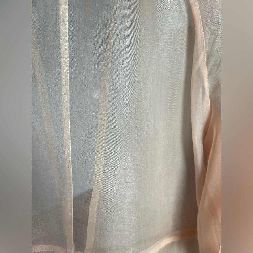 Kamperett Meiere Midi Silk Organza Dress Blush S - Picture 12 of 12